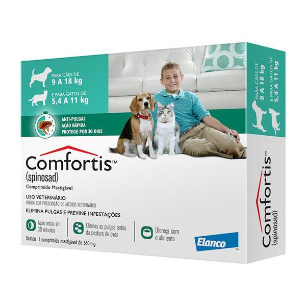 Antipulgas para Cães de 9 a 18kg Comfortis - Elanco