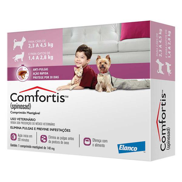 Antipulgas Comfortis Elanco para Cães e Gatos de 2,3 a 4,5kg - 1 Unidade - Elanco / Comfortis