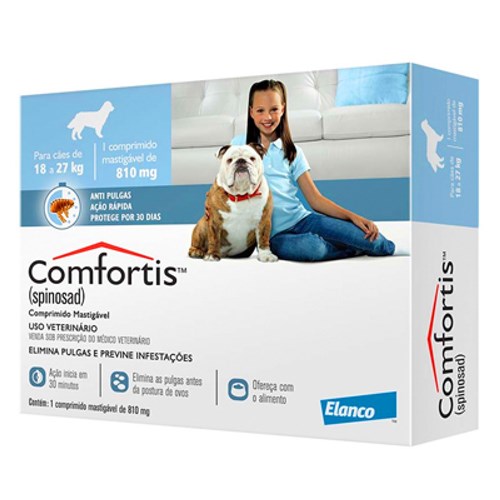 Antipulgas Comfortis para Cães de 18 a 27kg