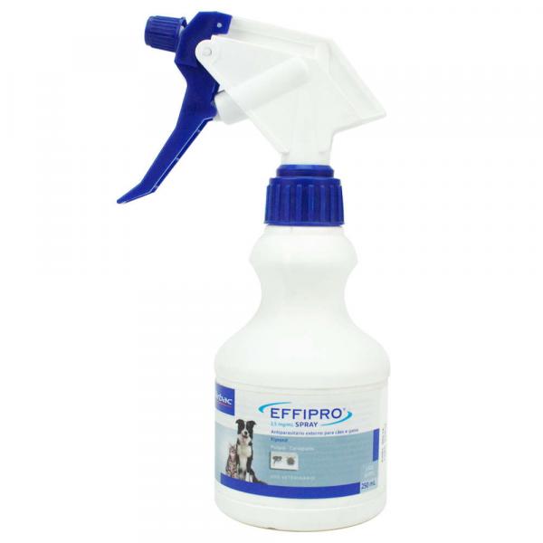Antipulgas e Anticarrapatos Virbac Effipro Spray 250ml Cães e Gatos
