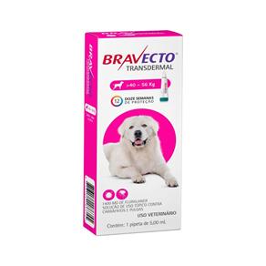 Antipulgas e Carrapatos Bravecto MSD Transdermal para Cães 40 a 56kg