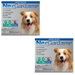 Antipulgas e Carrapatos Cães Nexgard G - 10 a 25Kg - 3 Tabletes Mastigáveis - Combo com 2 Unidades