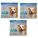 Antipulgas e Carrapatos Cães Nexgard G - 10 a 25Kg - 3 Tabletes Mastigáveis - Combo com 3 Unidades