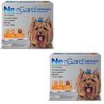 Antipulgas e Carrapatos Cães Nexgard P - 2 a 4Kg - 1 Tablete Mastigável - Combo com 2 Unidades