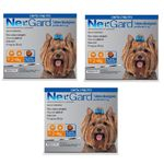 Antipulgas e Carrapatos Cães Nexgard P - 2 a 4Kg - 3 Tabletes Mastigáveis - Combo com 3 unidades