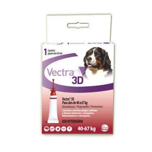 Antipulgas e Carrapatos Ceva Vectra 3D para Cães de 40 a 67 Kg - 8 ML