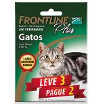 Antipulgas e Carrapatos Frontline Plus para Gatos - Leve 3 Pague 2