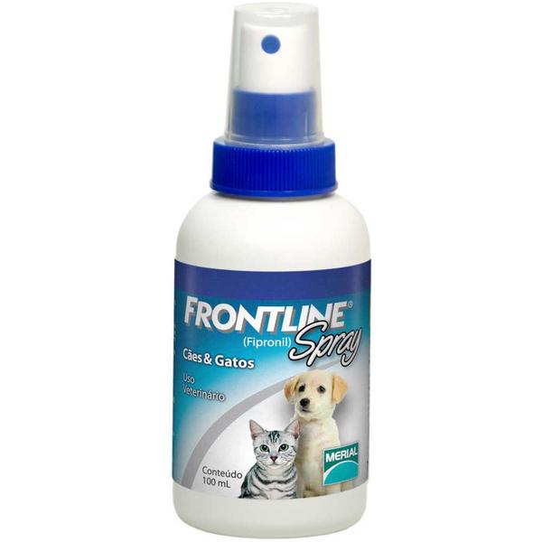 Antipulgas e Carrapatos Frontline Spray 100 ML para Cães e Gatos - Gralminas