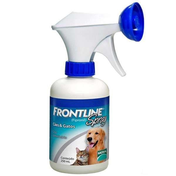Antipulgas e Carrapatos Frontline Spray Cães e Gatos - 250 Ml