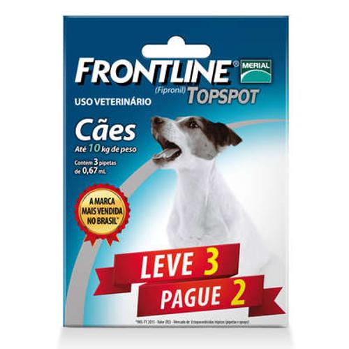 Antipulgas e Carrapatos Frontline Top Spot para Cães de 1 a 10 Kg - Leve 3 Pague 2