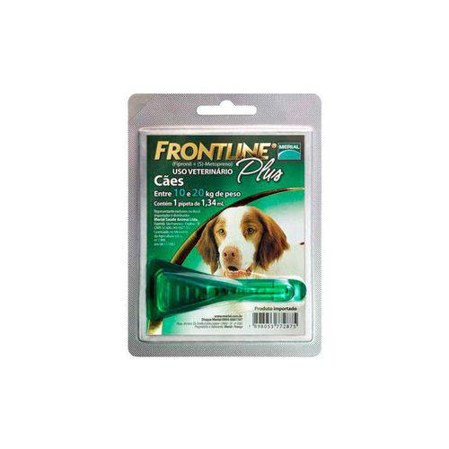 Antipulgas e Carrapatos para Cães de 10 a 20 Kg M - Frontline Plus