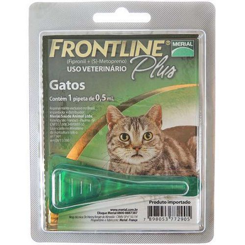 Antipulgas e Carrapatos para Gatos - Frontline Plus