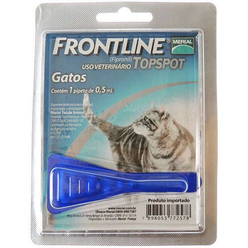 Antipulgas e Carrapatos para Gatos - Top Spot - Frontline