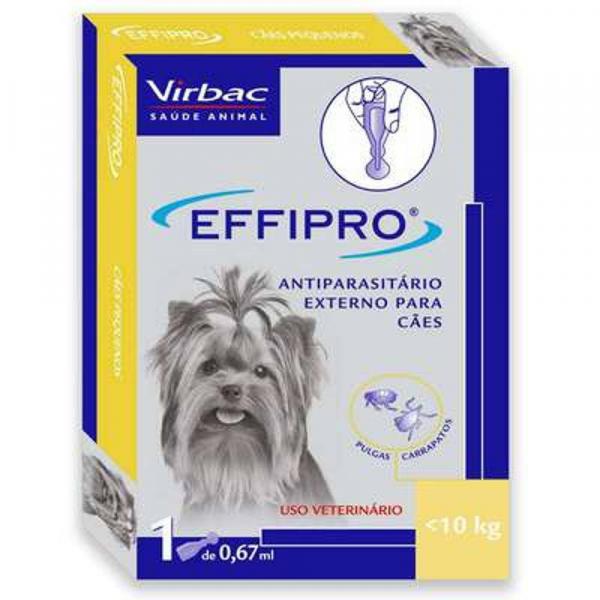 Antipulgas e Carrapatos Virbac Effipro 1,34 ML Cães Até 10 Kg