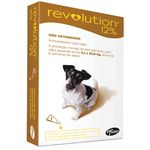 Antipulgas e Carrapatos Zoetis Revolution 12% para Cães de 5 a 10 Kg - 60 Mg