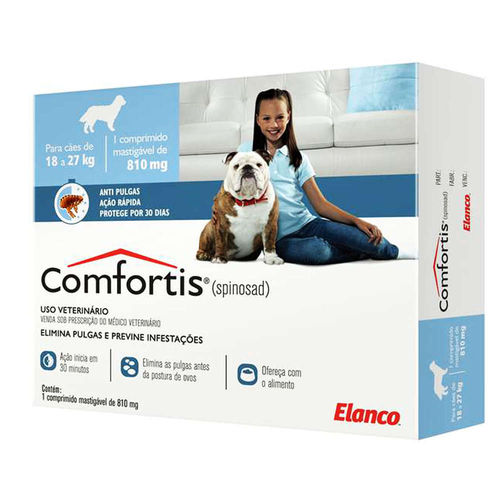 Comfortis Antipulgas para Cães 810 Mg (1 Comprimido)