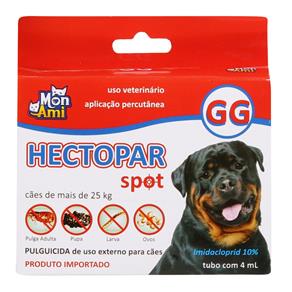 Antipulgas Hectopar Mon Ami ( GG ) 4ml - Cães Acima de 25kg