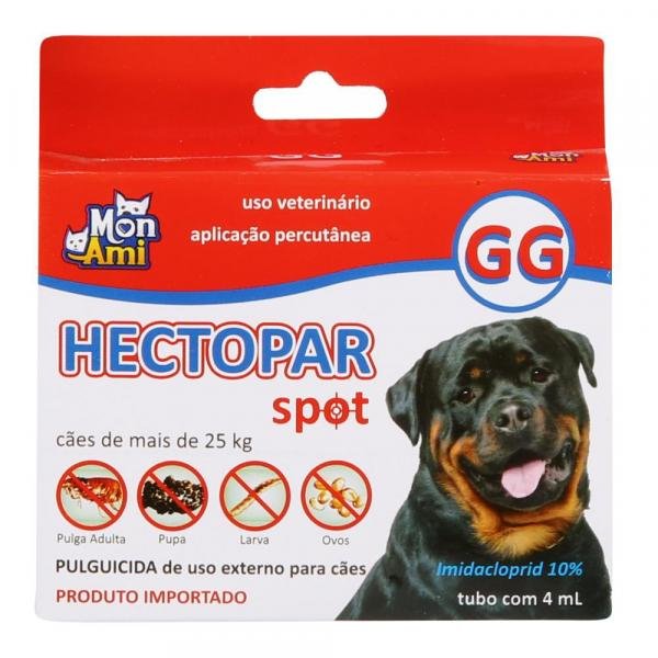 Antipulgas Hectopar Mon Ami (GG) 4ml - Cães Acima de 25kg