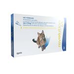 Antipulgas, Sarnas e Vermes Revolution 6% para Gatos de 2,6 a 7,5 Kg - Zoetis (combo com 3 Pipetas)