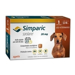 Antipulgas Simparic 1 Comprimido 20 Mg 5,1 A 10 Kg