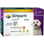 Antipulgas Simparic 10 mg para Cães de 2,6 a 5 Kg
