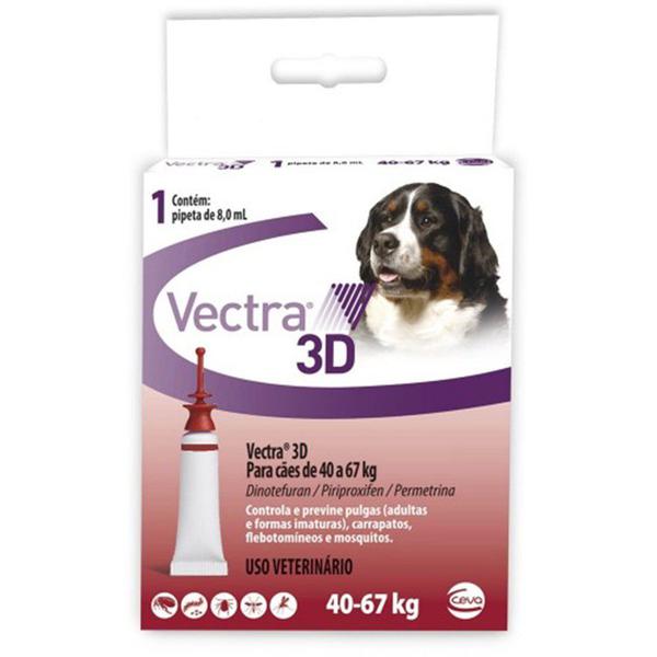 Antipulgas Vectra 3D Cães 40 à 67Kg - Ceva