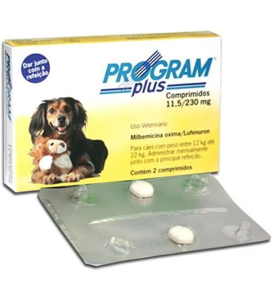 Antipulgas Vetoquinol Program Plus para Cães de 12 Até 22 Kg 2 Comprimidos