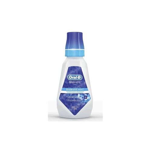 Antisséptico Bucal Branqueador Oral-B 3D White Luxe Radiant Mint - 500 Ml