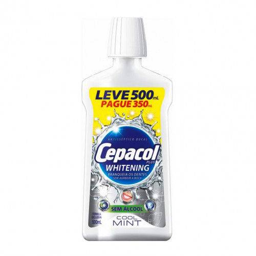 Antisseptico Bucal Cepacol Whitening Leve 500ml Pague 350ml