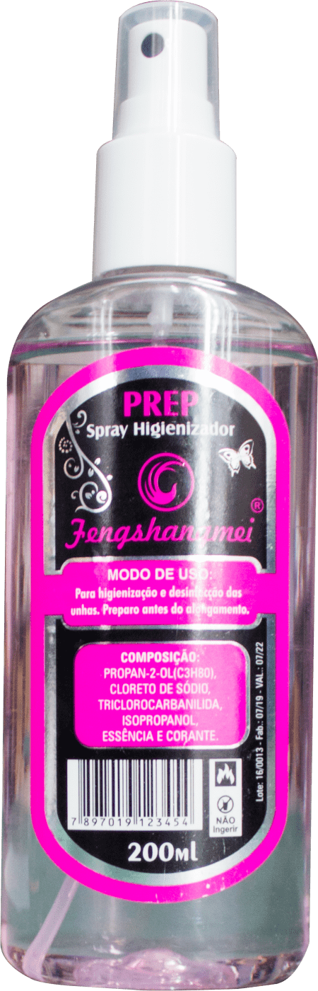 Antisséptico Fengshangmei (pretinho do Poder) Higiene Preparador Spray 200ml