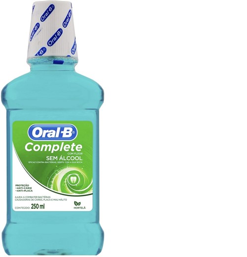 Antisséptico Oral-B Bucal Complete HortelÁ - 250Ml