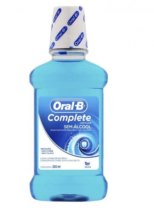 Antisséptico Oral-B Bucal Complete Menta - 250Ml