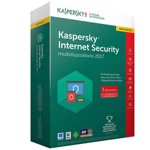 Antivirus Kaspersky Internet Security 2017 1 Usuario