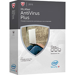 Antivírus McAfee 2015 BR 3 Users Mini Box