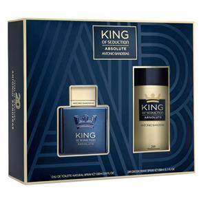 Antonio Banderas King Of Seduction Absolute Kit - Eau de Toilette + Desodorante Kit - 100 Ml 150 Ml