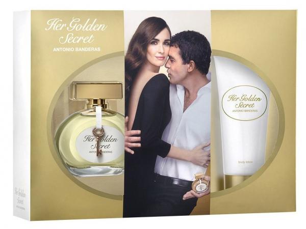 Antonio Banderas Kit Her Golden Secret Perfume - Feminino Eau de Toilette 180ml