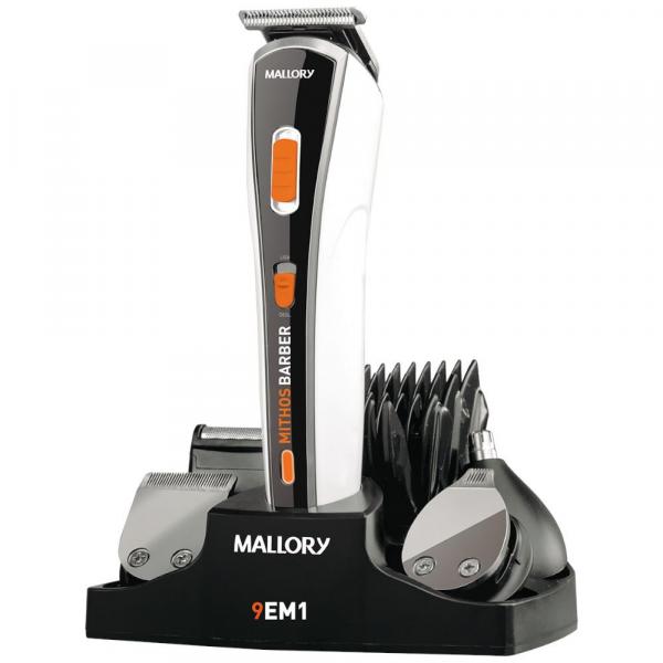 Aparador de Pêlos Mallory Mithos Barber 9 em 1 Bivolt