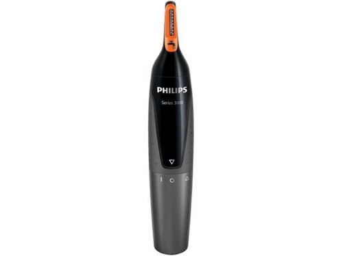 Aparador de Pelos Philips Nose Trimmer - Seco ou Molhado 3 Ajustes de Altura