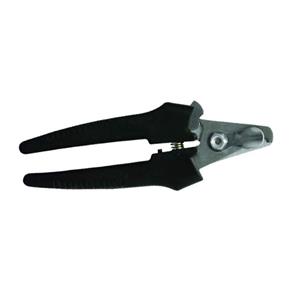 Aparador Tesoura Unha 12cm Cães Gato Aves Preto Cortador Pet