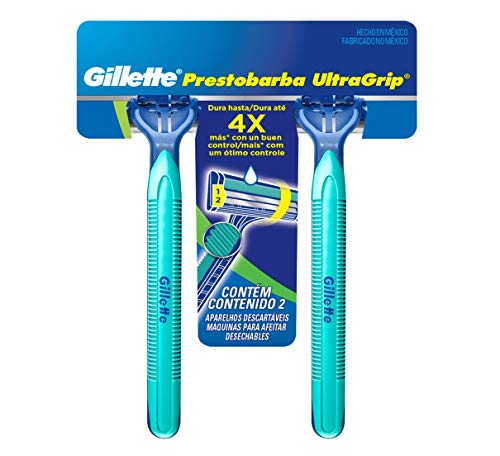 Aparelho de Barbear Descartável Gillette Prestobarba Ultragrip C/2 Unidades, Gillette