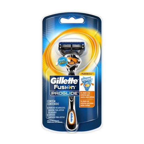 Aparelho de Barbear Gillette Fusion Proglide FlexBall com 1 Unidade + 1 Carga