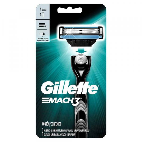 Aparelho de Barbear Gillette Mach 3 - Pg