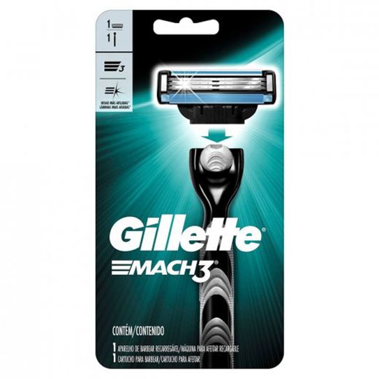 Aparelho de Barbear Gillette Mach3 Regular