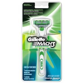 Aparelho de Barbear Gillette Mach3 Sensitive 1un