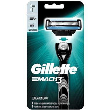 Aparelho de Barbear Mach3 Gillette