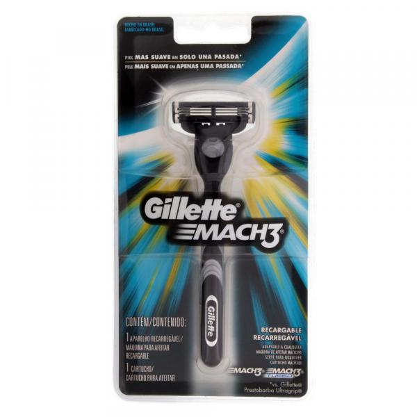 Aparelho de Barbear Mach3 Regular 1 Unidade - Gillette