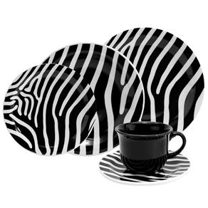 Aparelho de Jantar, Chá e Sobremesa Oxford Daily Zebra Daily J591 6753 - 30 Peças