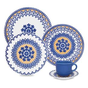 Aparelho de Jantar, Chá e Sobremesa Oxford La Carreta em Cerâmica – 20 Peças