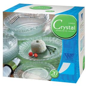 Aparelho de Jantar Crystal 20 Peças Wheaton R2330 com 2