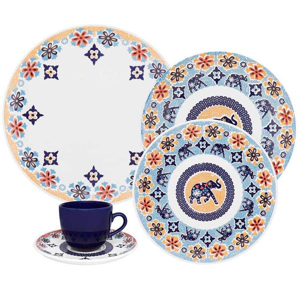 Aparelho de Jantar e Chá 20 Peças Coup Shanti - Oxford Porcelanas